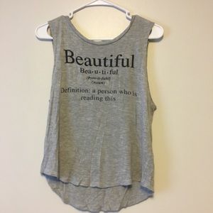 It Clothing Graphic tank Beautiful tank Top Medium